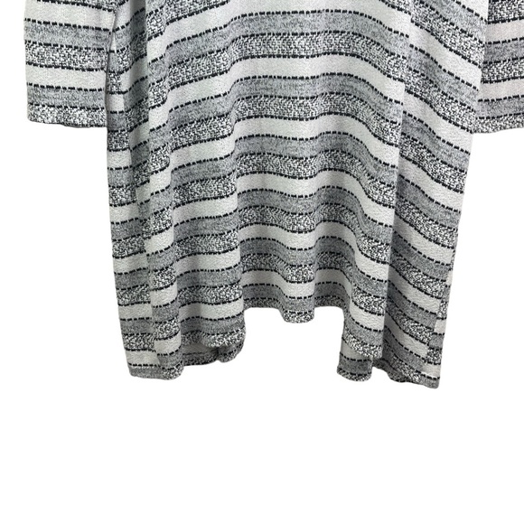 Lane Bryant 22/24 Rayon Blend Open Front Long Soft Knit Duster Striped Cardigan - Picture 9 of 15